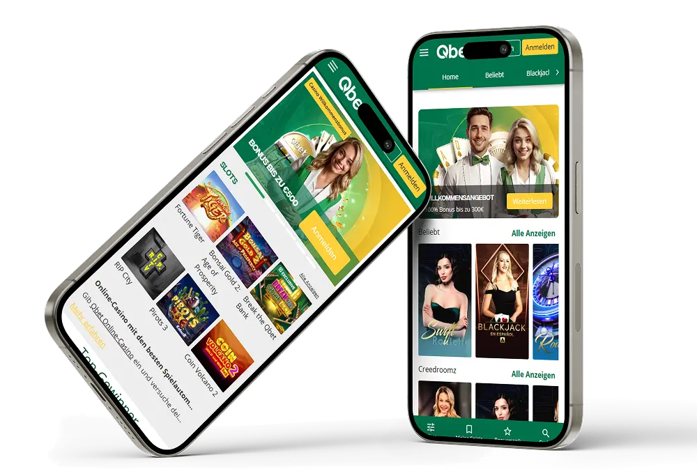Qbet Casino op mobiele apparaten en smartphones