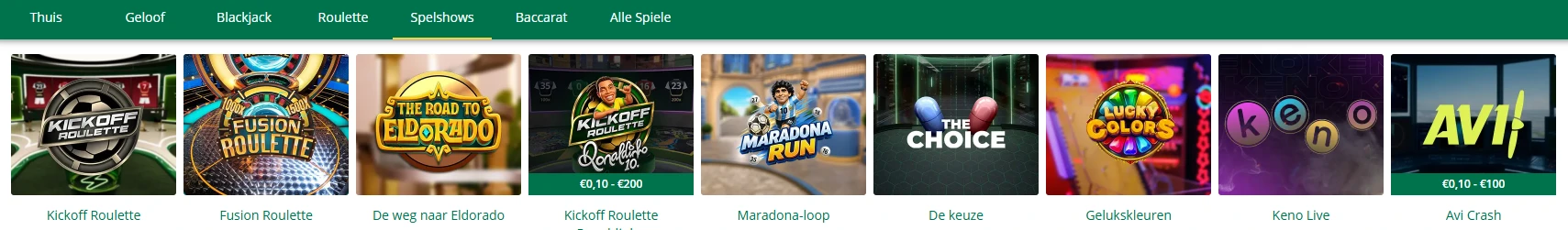 Qbet Casino live spelshows en interactieve games